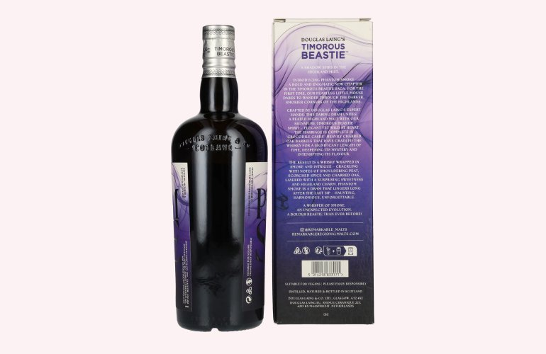 Douglas Laing TIMOROUS BEASTIE Phantom Smoke Charred Crocodile Casks Limited Edition 54,2% Vol. 0,7l in geschenkverpakking