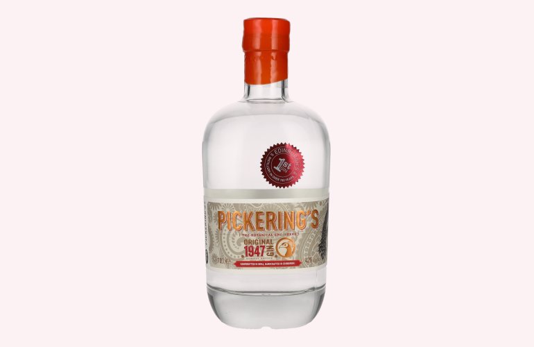 Pickering's Gin 1947 ORIGINAL GIN Bombay Recipe 42% Vol. 0,7l