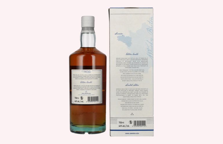 Armorik 10 Ans Whisky Breton Single Malt Edition Limitée 2023 46% Vol. 0,7l in Giftbox
