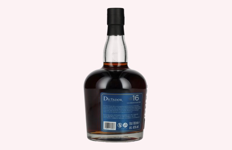Dictador 16 Years Old COLOMBIAN AGED Rum 40% Vol. 0,7l