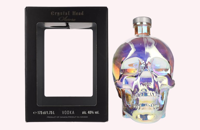 Crystal Head Vodka Aurora 40% Vol. 1,75l in Giftbox