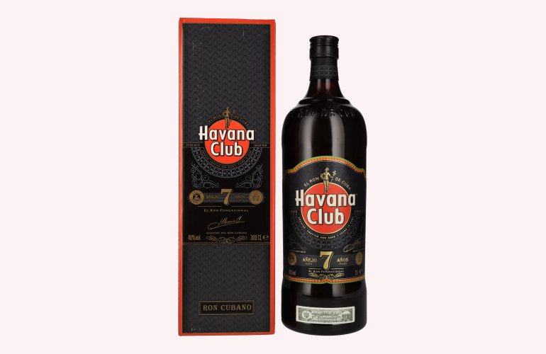 Havana Club Añejo 7 Años 40% Vol. 3l in Giftbox