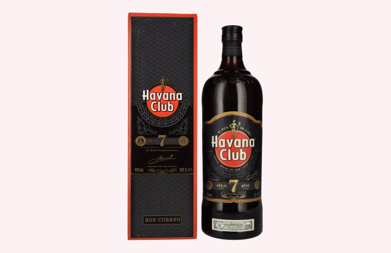 Havana Club Añejo 7 Años 40% Vol. 3l in Geschenkbox