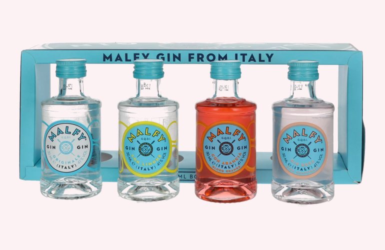 Malfy Gin Mini Set 41% Vol. 4x0,05l PET