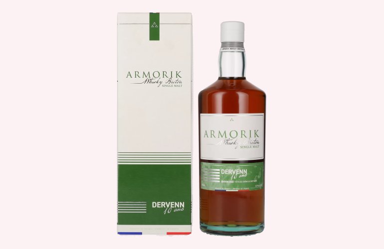 Armorik DERVENN Whisky Breton Single Malt 2022 46% Vol. 0,7l in Geschenkbox