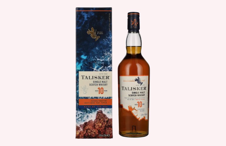 Talisker 10 Years Old Single Malt Whisky 45,8% Vol. 0,7l in Geschenkbox