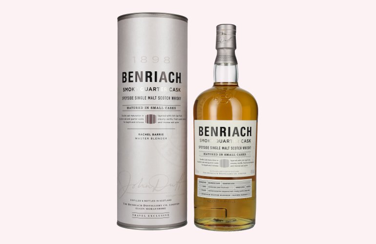 The BenRiach SMOKY QUARTER CASKS Single Malt Scotch Whisky 46% Vol. 1l in Giftbox