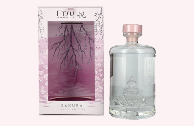 Etsu Japanese Gin SAKURA Limited Edition 43% Vol. 0,7l in geschenkverpakking