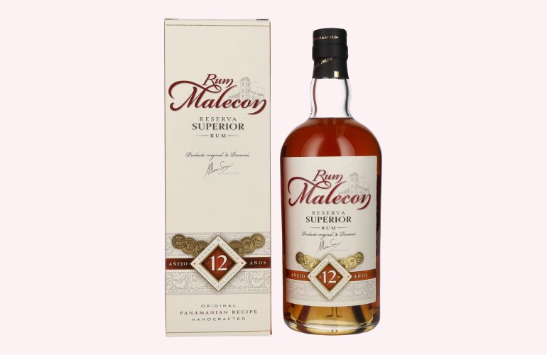 Rum Malecon Añejo 12 Años Reserva Superior 40% Vol. 0,7l in geschenkverpakking