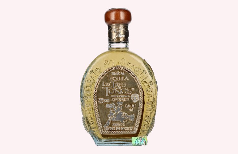 Los Tres Tonos REPOSADO Tequila 38% Vol. 0,7l