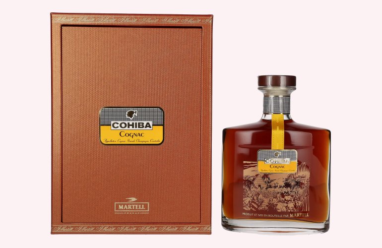 Martell Cohiba Grande Champagne Cognac 43% Vol. 0,7l in Geschenkbox