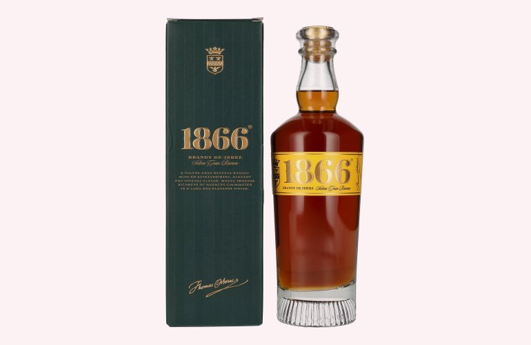 1866 Brandy Solera Gran Reserva 40% Vol. 0,7l in Giftbox