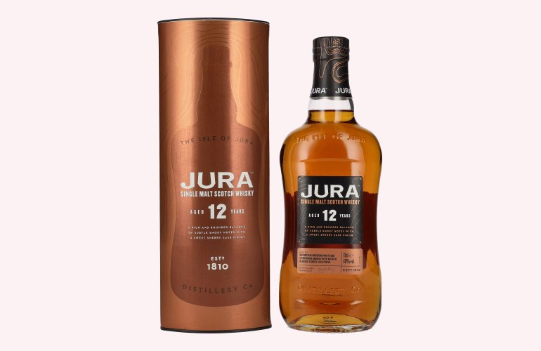 Jura 12 Years Old Single Malt Scotch Whisky 40% Vol. 0,7l in Giftbox
