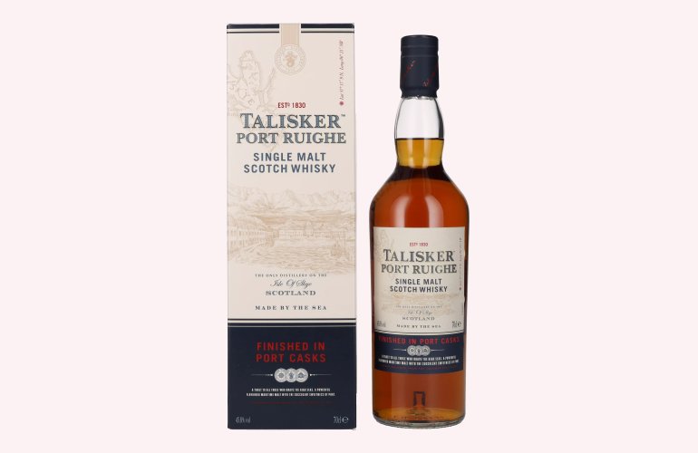 Talisker PORT RUIGHE Single Malt Scotch Whisky 45,8% Vol. 0,7l in Giftbox