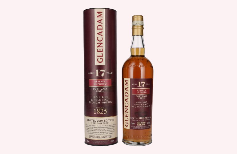 Glencadam 17 Years Old Reserva de Porto Port Cask Finish 46% Vol. 0,7l in Geschenkbox