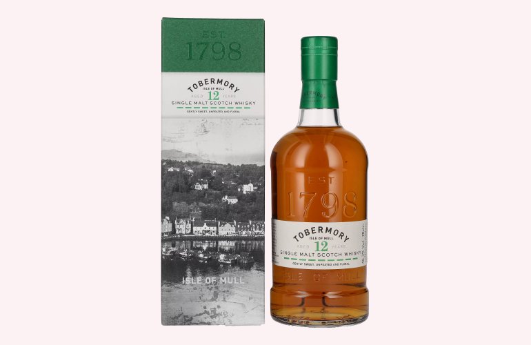 Tobermory 12 Years Old Single Malt Scotch Whisky 46,3% Vol. 0,7l in Geschenkbox