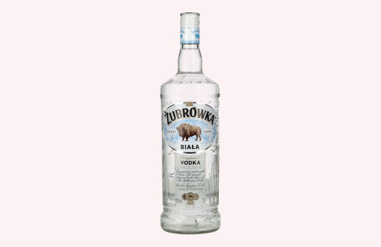 Zubrowka BIALA The Original Vodka 37,5% Vol. 1l