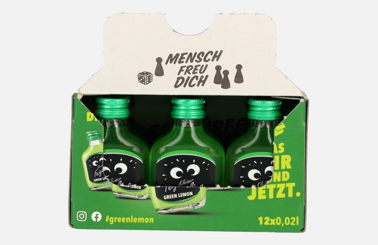 Kleiner Feigling Green Lemon 15% Vol. 12x0,02l