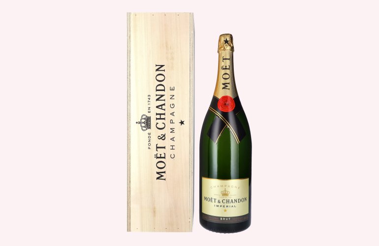 Moët & Chandon Champagne IMPÉRIAL Brut 12% Vol. 3l in Holzkiste