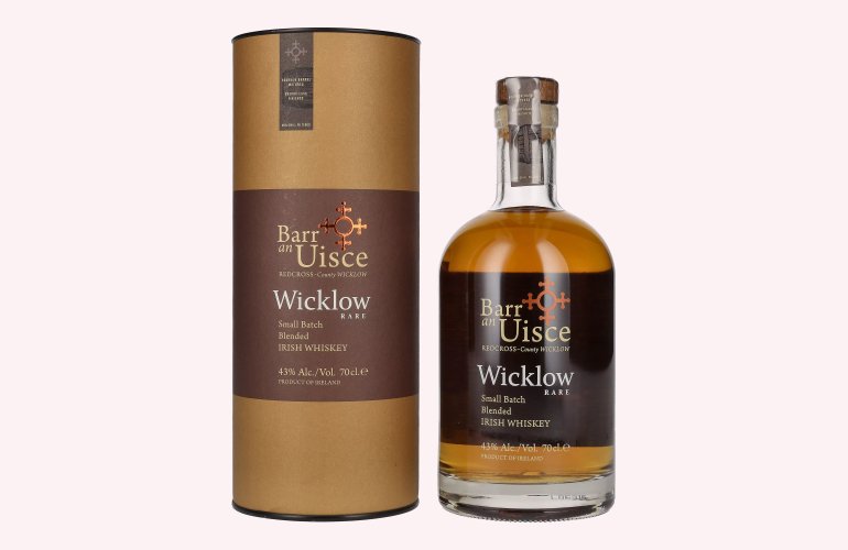 Barr an Uisce WICKLOW RARE Blended Irish Whiskey 43% Vol. 0,7l in Giftbox