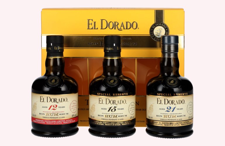 El Dorado The Collection Set 42% Vol. 3x0,35l in geschenkverpakking
