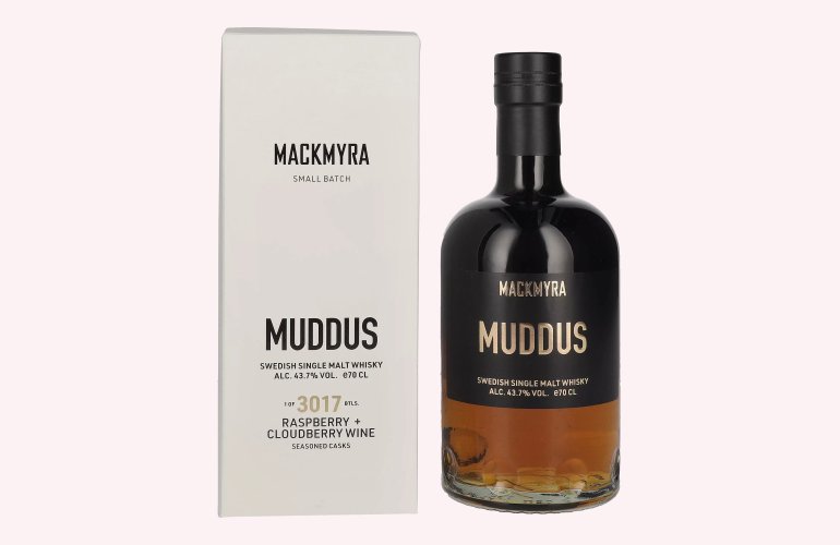 Mackmyra MUDDUS Swedish Single Malt Whisky 43,7% Vol. 0,7l in Geschenkbox
