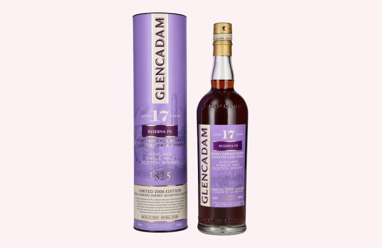 Glencadam 17 Years Old Reserva PX Sherry Quarter Cask Finish 46% Vol. 0,7l en boîte cadeau