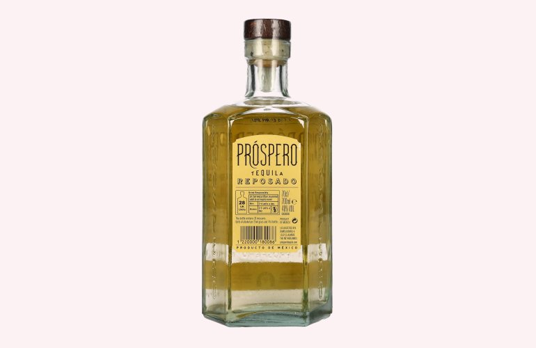 Próspero Tequila Reposado 100% De Agave by Rita Ora 40% Vol. 0,7l