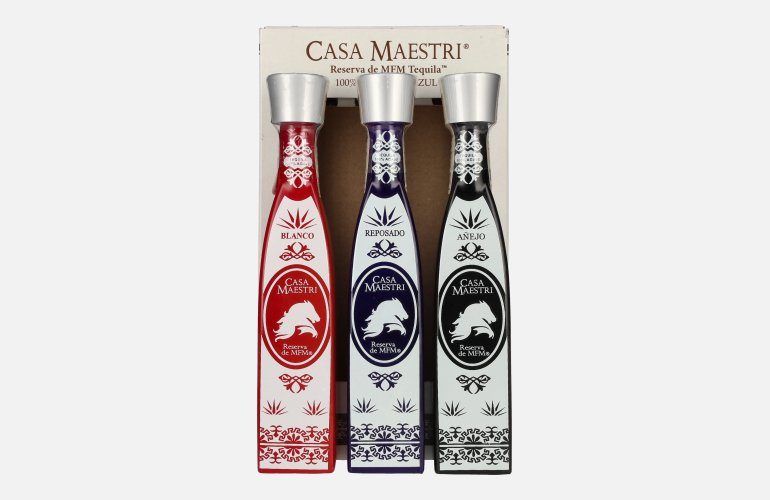 Casa Maestri MFM Tequila Gift Set 40% Vol. 3x0,1l