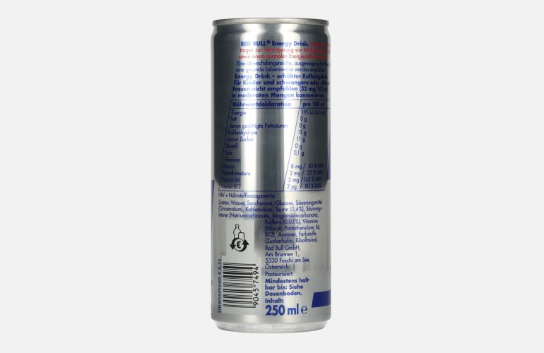 Red Bull Energy Drink 0,25l Dose Pfand