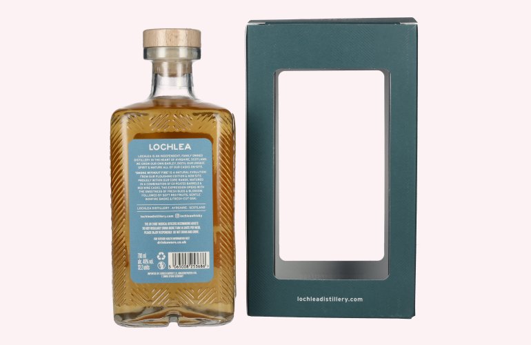Lochlea SMOKE WITHOUT FIRE Single Estate Single Malt Scotch Whisky 46% Vol. 0,7l in Geschenkbox