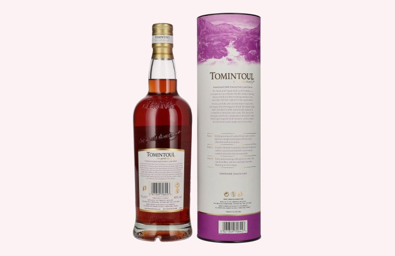 Tomintoul 15 Years Old TAWNY PORT CASKS Finish 2008 46% Vol. 0,7l in Geschenkbox