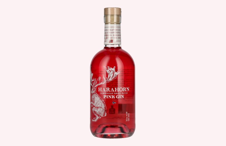 Harahorn Norwegian Small Batch Pink Gin 40% Vol. 0,5l