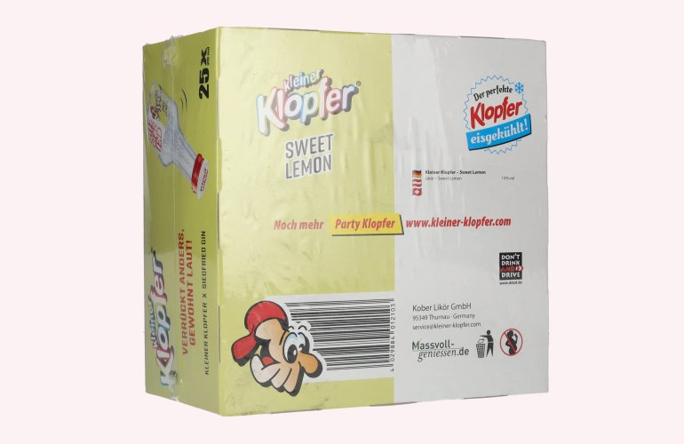 Kleiner Klopfer Siegfried Sweet Lemon 15% Vol. 25x0,02l