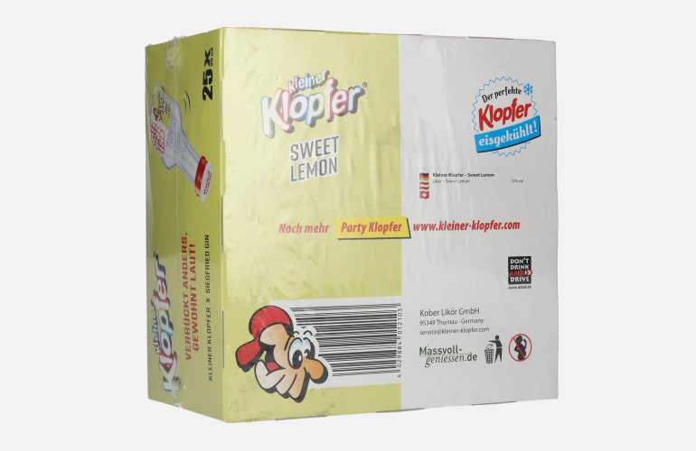 Kleiner Klopfer Siegfried Sweet Lemon 15% Vol. 25x0,02l