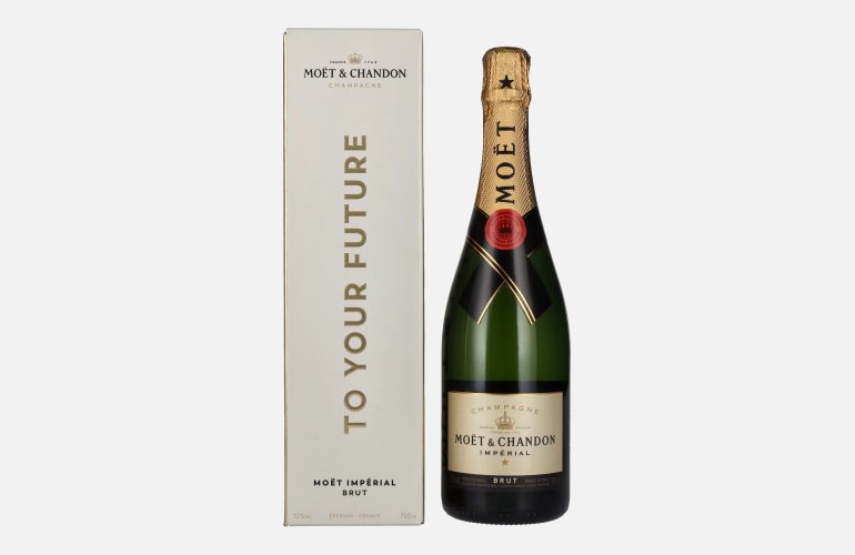 Moët & Chandon Champagne IMPÉRIAL Brut Milestones 12% Vol. 0,75l in Giftbox