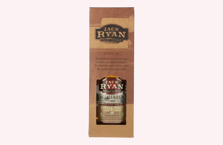 Jack Ryan TOOMEVARA 10 Years Old Single Malt Irish Whiskey Calavados Finish 46% Vol. 0,7l in Geschenkbox