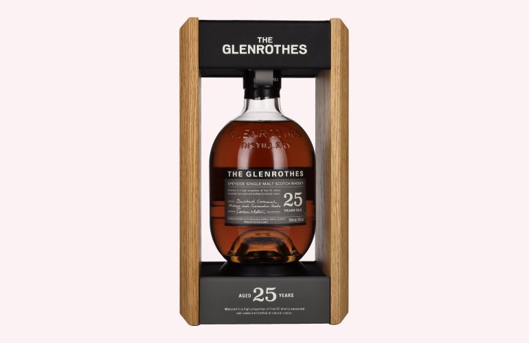 The Glenrothes 25 Years Old Speyside Single Malt 43% Vol. 0,7l in Giftbox