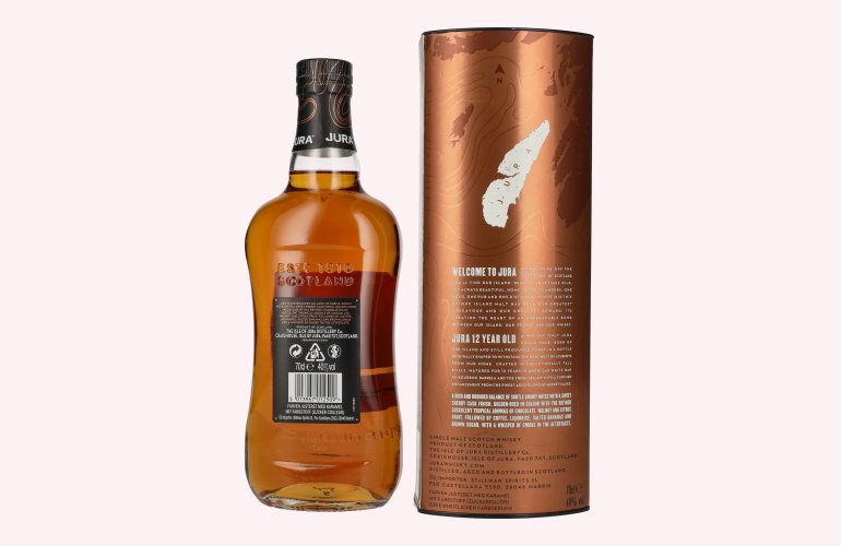 Jura 12 Years Old Single Malt Scotch Whisky 40% Vol. 0,7l in Giftbox