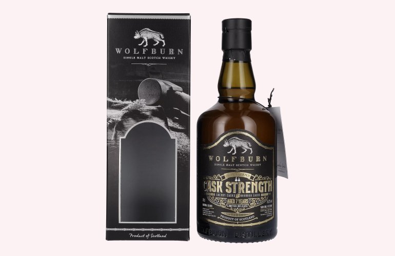 Wolfburn 7 Years Old Single Malt CASK STRENGTH Father's Day Edition 58,2% Vol. 0,7l in Geschenkbox