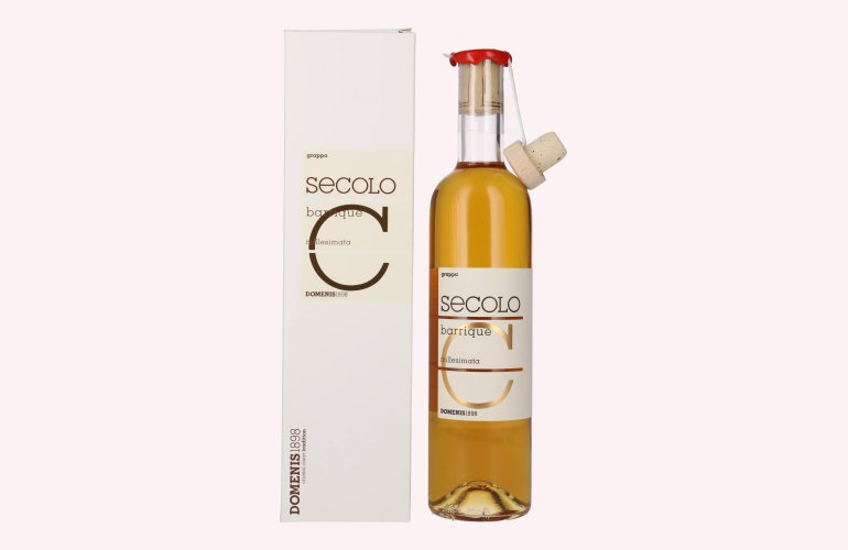 Domenis 1898 SECOLO Barrique Millesimata Grappa 60% Vol. 0,5l in Geschenkbox