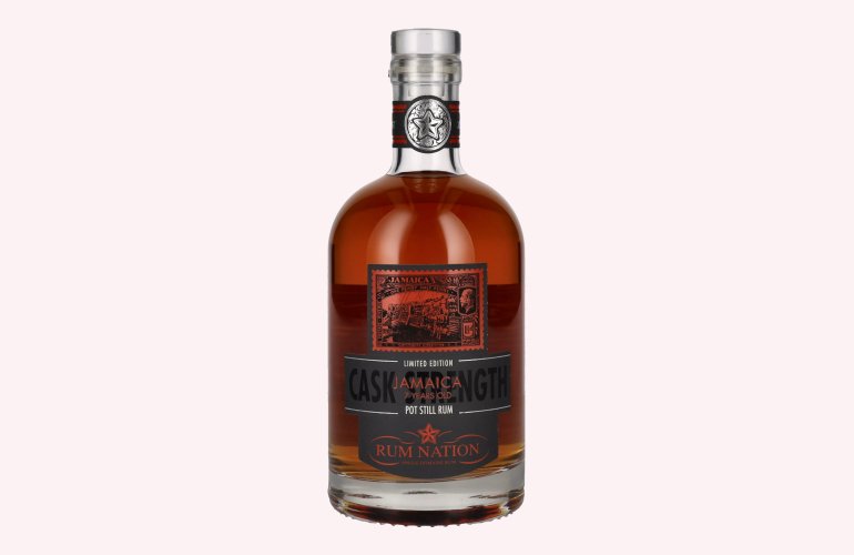 Rum Nation Jamaica 7 Years Old Pot Still Rum Cask Strength Limited Edition 2018 61,2% Vol. 0,7l