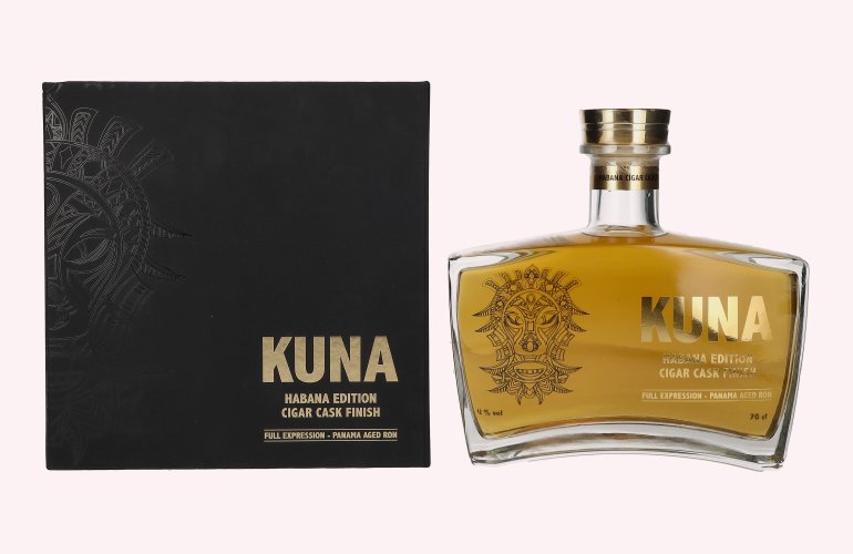Kuna Panama Aged Ron Habana Edition Cigar Cask Finish 42% Vol. 0,7l in Giftbox