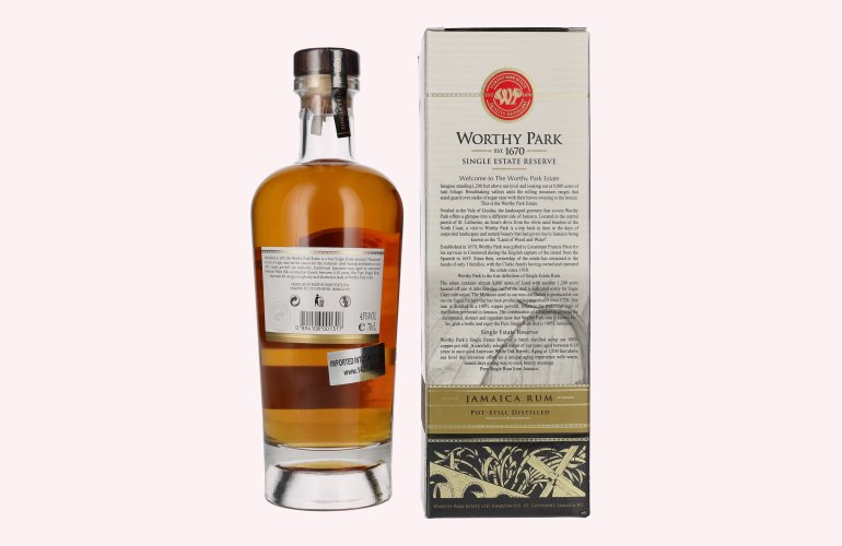 Worthy Park Single Estate Reserve Jamaica Rum 45% Vol. 0,7l in Giftbox