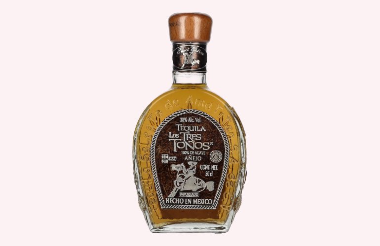 Los Tres Tonos AÑEJO Tequila 100% de Agave 38% Vol. 0,5l