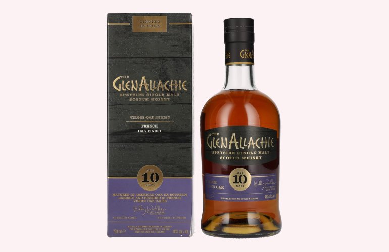 The GlenAllachie 10 Years Old FRENCH VIRGIN OAK FINISH 48% Vol. 0,7l in Geschenkbox