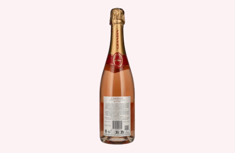Grandin Brut Rosé Méthode Traditionnelle 12% Vol. 0,75l