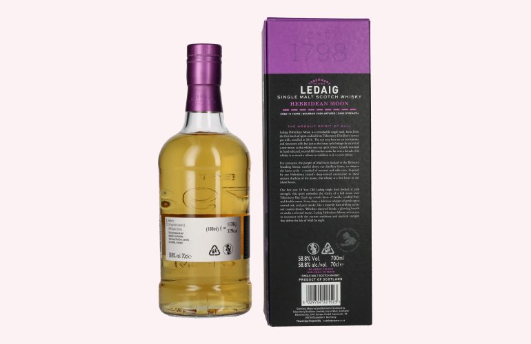 Ledaig 10 Years Old HEBRIDEAN MOON Single Malt Limited Edition 58,8% Vol. 0,7l in Geschenkbox