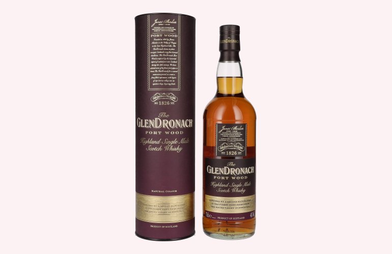The GlenDronach PORT WOOD Highland Single Malt 46% Vol. 0,7l in Geschenkbox