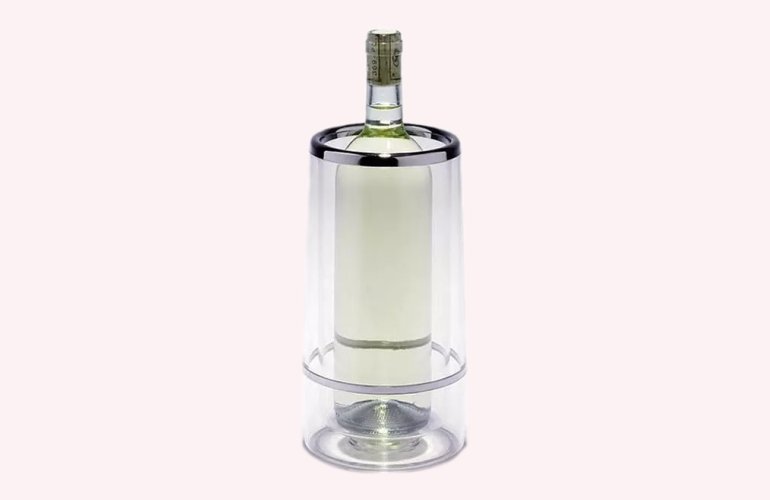 Weinkühler Acryl doppelwandig glasklar